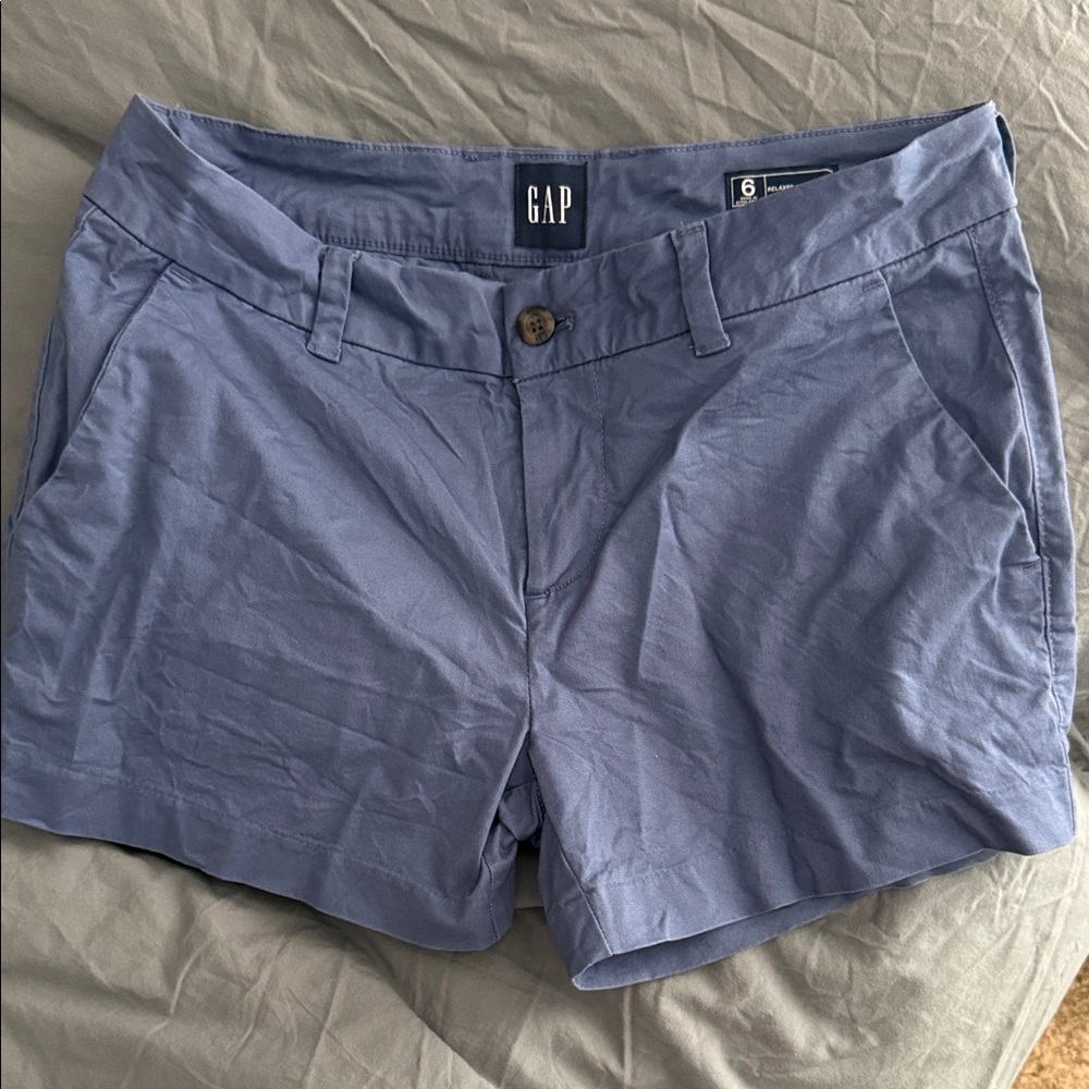 GAP Women's Sky Blue Shorts